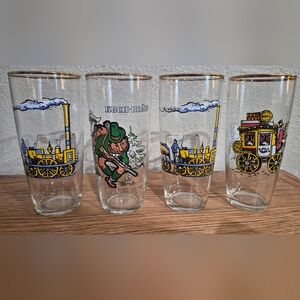 Koch-Bräu Illustrated Glass Set